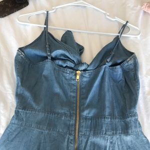 gianni bini denim jumpsuit